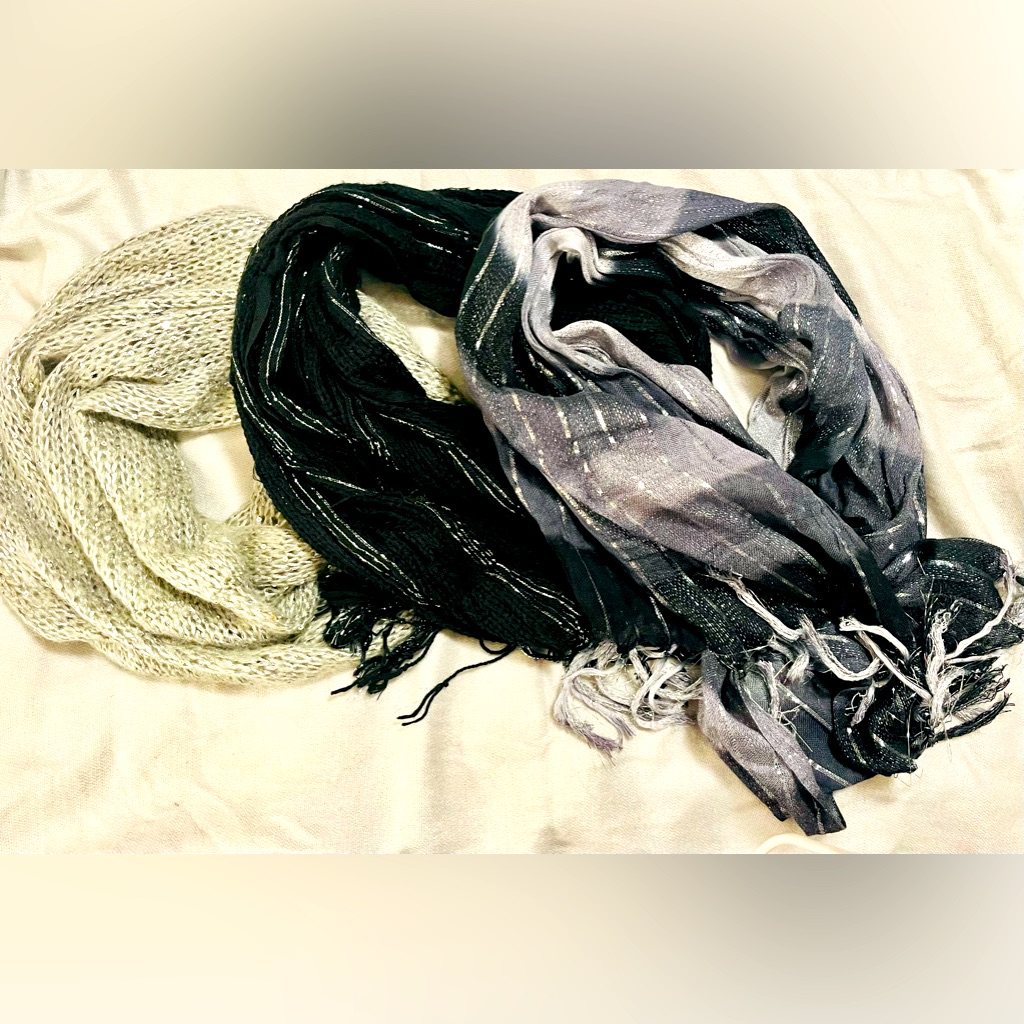 Lot Of 3 ScarvesShawls